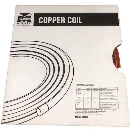 Streamline 1/4 in. x 25 ft. Copper Utility Coil UT04025